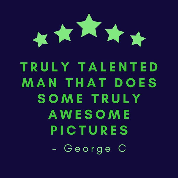 Truly talented man that does some truly awesome pictures. - George C